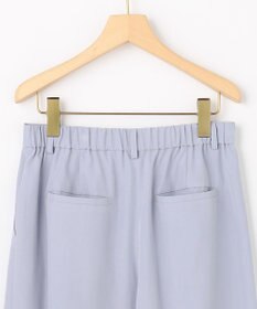 組曲 【先行予約】スムースクロス ラップ見えワイドパンツ