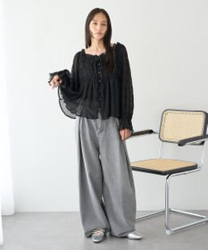 earth music&ecology カップ付レースキャミソール