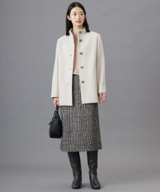 J.PRESS LADIES L 【洗える】CASHMERE BLEND Vネック プルオーバーニット