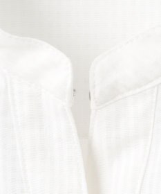 J.PRESS LADIES S 【洗える】アセVisシャドーギンガム タック ブラウス