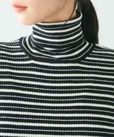 CRAFT STANDARD BOUTIQUE 洗える/とてもちリブタートルネックニットプルオーバー/24AW