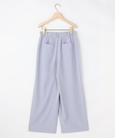 組曲 【先行予約】スムースクロス ラップ見えワイドパンツ