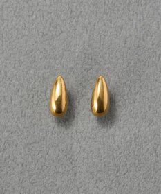 Phoebe 【金属アレルギー対応】ドロップハーフフープミニピアス　ゴールド/サージカルステンレス