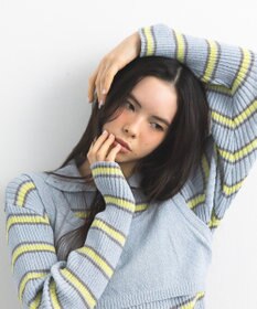 CRAFT STANDARD BOUTIQUE 2点セット/ベスト＋ハーフボタンリブニットトップ