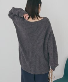 AMERICAN HOLIC ミニシャギーラメニットプルオーバー