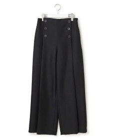 23区 【GOLD LABEL】ウールダブルクロス フロントボタン ワイドパンツ