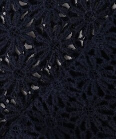 組曲 【先行予約・前後着用可】コットンフラワーレーシー カーディガン