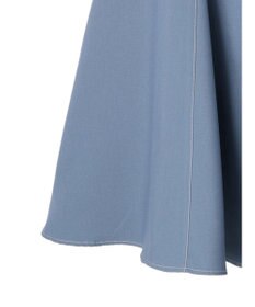 earth music&ecology 配色ステッチパネルフレアスカート