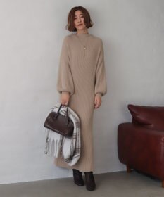 WEGO 【WEB限定/2025年秋冬新作】ニットワンピース