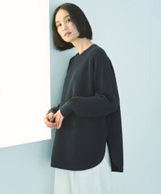 UNFILO ラメリンクス ラウンドテールニット