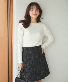 Feroux 【ONWARD CROSSET MAG掲載】ギャザースリーブ プルオーバー