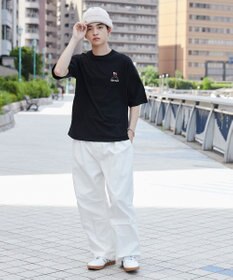 WEGO ヒゲサガラ刺繍Tシャツ