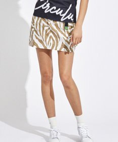 PW CIRCULUS 【高通気 / 軽撥水 / 軽量のDotAir 使用】【WOMEN】ゼブラ柄スカート ゴルフウェア レディース ベージュ系5