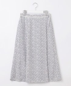 J.PRESS LADIES 【洗える】チェーンプリント マーメイド スカート