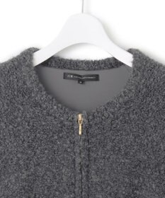 23区 【洗える】ブークレニット ブルゾン