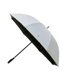 MOONBAT 【遮光率100％/遮熱/UV】LANVIN en Bleu (ランバン オン ブルー)晴雨兼用日傘 ピコレース シルバーラメ刺繍 長傘