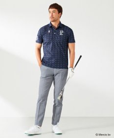 23区GOLF 【MEN】【吸水速乾/UVカット】ミッフィーフェイスポロシャツ