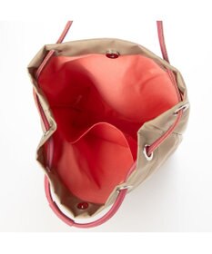 UNBILLION カシュカシュ cachecache / ナイロンツイル牛革付属ハトメショルダー