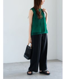 Te chichi ティアードチュールプリーツブラウス