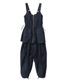 Green Parks ウ゛ィンテージペプラムオールインワン