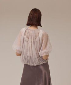 GRACE CONTINENTAL チュールシアーブルゾン