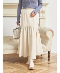 earth music&ecology ギャザー切替マーメイドスカート