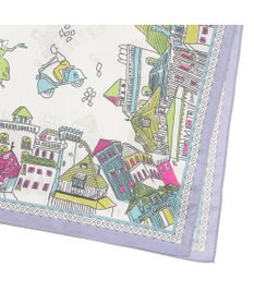 UNBILLION カシュネ cache nez / 横浜アーカイブツイルスカーフ「ヴィレッジ」