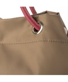 UNBILLION カシュカシュ cachecache / ナイロンツイル牛革付属ハトメショルダー