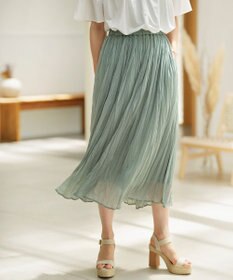 組曲 S 【WEB限定】エスパンディシアープリーツスカート