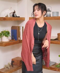 WEGO 【WEB限定/2025年秋冬新作//洗濯可/MLサイズ展開/ユニセックス着用ITEM】ドロップショルダーカーディガン