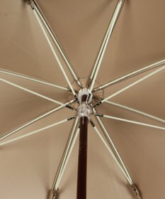 MOONBAT 【遮光/晴雨兼用】POLO RALPH LAUREN （ポロラルフローレン） 長傘 晴雨兼用日傘 ストライプフリル 遮光 遮熱 UV