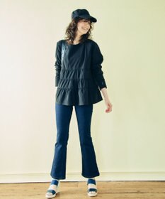 San-ai Resort（三愛水着楽園） 【WEB限定】5点セット キャップ付きUVカットタンキニ+ティアードラッシュセット水着【BeachQueen(ビーチクイーン）】