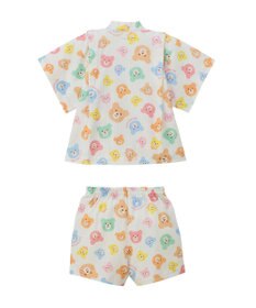 MIKI HOUSE HOT BISCUITS 【80-120cm】総柄 甚平スーツ