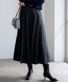 23区 L 【先行予約】マットライトタフタ フレアスカート