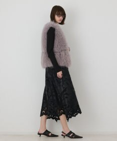 GRACE CONTINENTAL 【イベント店舗・ONLINE STORE先行アイテム】カットワークスカート