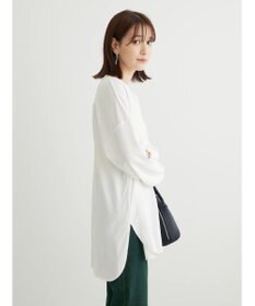 Green Parks ワンポイントカレッジロゴ裾ラウンドチュニック