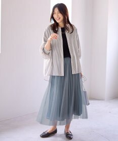 ANY L 【洗濯機可】シアーシャツ