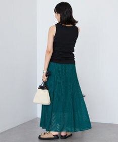 AMERICAN HOLIC カットジャガードプリーツスカート