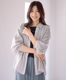 ANY L 【洗濯機可】シアーシャツ