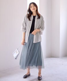 ANY L 【洗濯機可】シアーシャツ