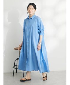 CRAFT STANDARD BOUTIQUE インド綿Ａラインシャツワンピース