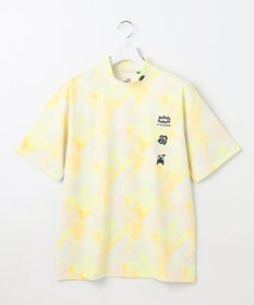 PW CIRCULUS 【吸水速乾 / UV遮蔽率99.5%  UVカット / ストレッチ】【MEN】タイダイ柄モックネックT ゴルフ