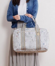 ACE BAGS & LUGGAGE HAyU × ace.  フォールディング 折り畳みボストンバッグ 猫柄 32L 17863