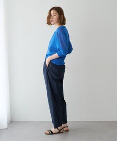 YECCA VECCA シアーニットVネックカーディガン