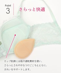 Wing 【後ろ姿きれいブラ】　背中の段差をスムージング　バストの脇流れをブロック　ウイング／ワコール　KB2717