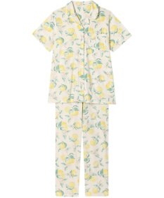 Wing パジャマ 綿100%(本体) 天竺素材 5分袖 半袖 長ズボン レディース EP8046 ウイング／ワコール