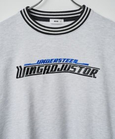 WEGO ヘビーウエイト刺繍バイカラープルオーバー