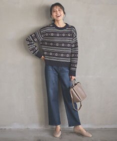 ANY 【洗濯機可能】ソフトアクリルスノージャガードニット