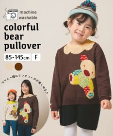 ami amie 【UNISEX】カラフルくまプルオーバーFree Size