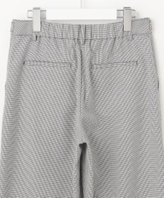 J.PRESS LADIES L 【洗える】シャークスキンハウンドトゥース セミワイド パンツ
